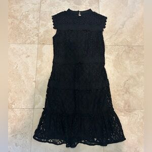 Julia Jordan black lace dress